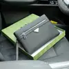 P Lada Nueva Bolsa de Mano para Hombre Capa Superior Piel de Vaca Bolso Sobre de Hombre Negocio Casual Bolso Pinza Bolso de Hombre Exclusivo Transfronterizo