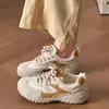 Nuevos Zapatos de Padre para Mujer 2026 Primavera/Verano, Comercio Exterior, Morado Taro, Marrón, Amarillo y Maillard, Suela Gruesa, Aumentadores de Altura, Transfronterizos
