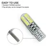 Luz de LED para carro e moto WJ T10 indicador de largura de silicone luz de condução W5W luz pequena 24SMD3014 decodificador de instrumento