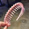 Explosões Coreanas Quebra de Cabelo Artefato Faixa de Cabelo Infantil Suporte de Cabelo Antiderrapante Dentes Mulheres Acessórios de Cabelo de Princesa Meninas