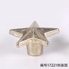 Hebilla decorativa triangular de 7 mm de largo para ropa, zapatos, flor para zapatos, hebilla de aguja, accesorios para equipaje, alfiler, chapado estándar al por mayor