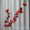 Nuevo Modelo de Hierba de Llama Realista de 2 Ramas para Salones de Bodas, Flores Artificiales Altas para Arreglos de Boda, Decoraciones de Pasillos de Hotel, Flores de Seda