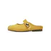 Zapatillas de Media Pantufla Cerradas Augusden para Mujer 2026 Nuevas de Verano para Exteriores con Suela Suave Zapatos Mary Jane para Combinar con Faldas Calzado de Boca Baja
