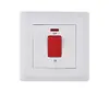 Enchufe de pared con interruptor estándar europeo enchufe con portalámparas estándar británico enchufe de pared estándar británico enchufe multifuncional para el hogar posición de enchufe múltiple