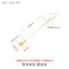 Pendiente de plata de ley 925 gancho para la oreja pendiente colgante clip gancho vacío para la oreja Clip para la oreja Soporte para pendientes de perla accesorios hechos a mano DIY pendientes