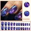 Uñas postizas de diseñador únicas que realzan el tono de piel y la elegancia, piezas de uñas terminadas desmontables con un sentido de ambiente, disponibles para venta al por mayor