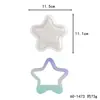 DIY Recorte Forma de Estrela de Cinco Pontas Vela Aromática Suporte para Velas Enfeites Decoração Fabricação Cola Molde