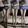 Meias de Seda Aurora Flor de Pessegueiro Romântica 360 Sem Marcas Verão Ultra-finas Anti-gancho Meia-calça de Seda Sexy com Abertura no Gancho Meias de Óleo de Cavalo para Mulheres