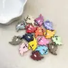 Serie de Caricaturas Lindas de Acrílico Cuentas con Agujero Recto de Fantasma Pintado Cadena para Teléfono Móvil Colgante Accesorios de Joyería