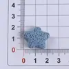 Accesorios de Resina con Forma de Estrella de Mar Azul Mineral de Venta Caliente para Zuecos DIY, Venta al por Mayor desde el Fabricante