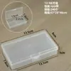 Caja de Embalaje de Plástico Transparente Caja de Exhibición de Muestras de Herramientas de Ferretería Caja de Embalaje de Piezas Organizador de Accesorios Caja de Almacenamiento de Tarjetas