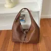 Outono 2026 Novo Nicho Para o Trabalho Grande Capacidade Casual Texturizado Elegante Estilo Coreano Tecido Bolsa de Ombro Bolsa Tote