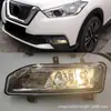 Adecuado para Nissan 17-20 Jinke/Kicks conjunto de luz antiniebla delantera lámpara antiniebla lámpara de parachoques delantero configuración de bajo nivel