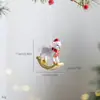 Nuevo Colgante de Resina Pintado a Mano Estilo Europeo Navideño Tren Pequeño Tridimensional Retro Calcetines Adorno de Árbol de Navidad Decoración de Atmósfera