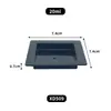 Varios Platillos para Salsa Tazas Cuadradas Tazas para Mousse Plástico Transparente Vajilla Platos para Postre Platos Pequeños para Aperitivos de Fiesta con Cuchara