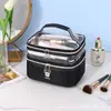Bolsa de Cosméticos para Mujer de Gran Capacidad 2025 Nueva Portátil para Viaje Neceser Portátil Bolsa de Almacenamiento con Compartimentos Transparente Impermeable
