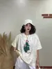 Camiseta Informal Amplia de Dibujos Animados Nueva de Verano para Niñas, Reductora de Edad, Moda Talla Grande, Top Informal Versátil, Venta al por Mayor