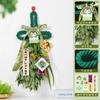 Decoraciones Colgantes para el Festival del Bote del Dragón Ramo de Ajenjo y Calamo Decoración Colgante para Puerta Paquete de Materiales Hecho a Mano DIY Adornos Colgantes para Puerta de Zongzi Terminados