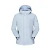 Chaqueta de Montañismo Tres en Uno de Color Sólido para Hombres y Mujeres, Forro Polar Desmontable, Cortavientos, Impermeable, Chaqueta para Senderismo al Aire Libre