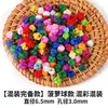 Lu Yingluo Nó Plano Enrolado Fivela de Abacaxi Artesanal DIY Corda de Mão Pulseira de Corda Trançada Anel Material Enrolado de Nó de Abacaxi