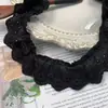 Encaje Bordado de Flor de Tela de Algodón de 4 cm de Ancho para Ropa, Pijamas, Cuello, Puño, Decoración de Borde, Materiales de Decoración Hechos a Mano para Bricolaje