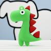 Pingente Chaveiro Tiranossauro Rex Desenho Animado Pingente Chaveiro Dinossaurinho Pingente de Ano Novo Tridimensional Acessórios para Sacola de Presente