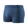 Venta al por mayor de fábrica Ropa interior para hombre 2026 Estilo nuevo Color liso Antibacteriana Cintura media Tallas grandes Amigable con la piel Cómoda Fresca como el hielo Transpirable Ropa interior