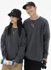 Nuevo suéter de moda de punto con cuello redondo, forro polar, suelto, moderno, para hombre y mujer, hombros caídos, raglán, abrigo cárdigan con cremallera