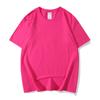 Camiseta Cor Sólida Estudante Verão Novo Cor Doce Cor Sólida Irmãs Manga Curta Solta Camiseta Roupas de Primeira Classe para Namorada Feminina