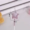 Vela de Estrella de Cinco Puntas Decoración de Pastel Fiesta de Cumpleaños Oro Plata Horneado Mesa de Postres Decoración Adornos Enchufe