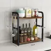 Estante de Almacenamiento de Especias para Cocina Mostrador Multicapa Estrecho Pequeño Botella Tarro de Condimentos Estante de Almacenamiento Universal sin Perforaciones