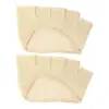Calcetines de Cinco Dedos Transpirables de Medio Pie para Cuatro Estaciones, Calcetines de Bambú para Mujer con Dedos Separados, Calcetines Invisibles de Cinco Dedos Abiertos en Stock