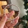Pulsera de plata de ley 9999 con sección de empuje y tracción, de gran altura, con pie de bambú, joyería de plata, joyería de plata, directa de fábrica, plata de ley