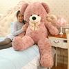 Nuevo oso de peluche rosa muñeco de peluche de boda para niñas regalo de cumpleaños oso con pajarita una generación de cabello