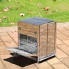 Horno de Barbacoa Plegable de Acero Inoxidable para Exteriores Mesa para Quemar Estufa de Leña para Barbacoa Estufa de Calefacción para Camping Horno de Barbacoa de Carbón Parrilla