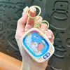 Llavero de dibujos animados creativos kappi bala de cara giratoria lindo colgante para mochila escolar llavero para llaves de coche pequeño regalo al por mayor