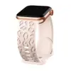 Adecuado para Correa de Apple Watch Iwatchs11 Correa de Silicona Estampada y Grabada Iwatchs9876Se Pulsera con Estampado de Leopardo