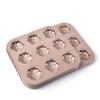 Molde para Pastel Qiantuan Seiko Acero al Carbono Horneado Pétalos Bandeja para Hornear Molde DIY Horneado Bandeja Pequeña para Hornear Juego para el Hogar