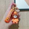 Chaveiro Criativo de Urso Bombeiro e Policial Pingente de Bolsa Presente para Policial de Trânsito Chaveiro de Carro Pequeno Presente