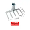 Ancinho de nove dentes ancinho agrícola para grama aço de alta resistência ancinho multifuncional ferramentas agrícolas ancinho para afofar terra ancinho de ferro revolver solo ancinho de aço atacado