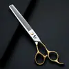 Tijeras para el aseo de mascotas, Juego de herramientas para cortar el pelo de perros, Tijeras para recortar perros, Tijeras curvas para peces para gatos, Tijeras para mascotas Teddy