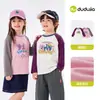 [Pack de Dos Algodón 100%] Camiseta de Manga Larga para Niño Dudu Otoño Top Infantil Ropa Base para Niña Ropa de Bebé