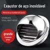 304 capô de aço inoxidável capa de chuva ventilação exaustor capô de fumaça tubo de escape parede externa 201 saída de ar