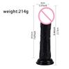 Jiuxi Color Transparente TPE Emulación 22cm Aparato Femenino Palo AV Comercio Exterior Amazon Suministros para Adultos
