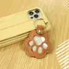 [Estilo Caliente de Celebridad de Internet] Llavero de Cuero Almacenamiento de Pelo de Mascota Llavero Colgante de Pata de Perro Almacenamiento Colgante de Mascota
