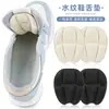 Almohadilla para lengüeta con patrón de agua para zapatos, inserto para lengüeta antideslizante, suave y resistente, antidesgaste, anticaída, autoadhesivo, ajustable para el antepié