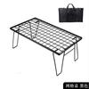 Mesa de Camping para Exterior Ferro Soldado Emendável Multicor Armazenamento Colocação Combinação Fogão de Cozinha Mesa de Piquenique Multiuso Mesa de Grade