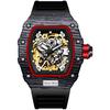 Reloj deportivo con barril de explosión en vivo para hombre, reloj mecánico automático Miller Hollow, reloj para hombre, venta al por mayor