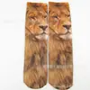 Calcetines de expresión emoji cara sonriente comercio exterior gato solo estampado animal calcetines de impresión digital 3D de doble cara calcetines de tubo AliExpress