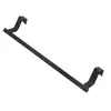 Toallero de Acero Inoxidable de una o dos barras para Baño, Barra para Colgar Toallas sin Taladro, Colgador de Trapos Montado en la Parte Trasera de la Puerta del Gabinete de Cocina